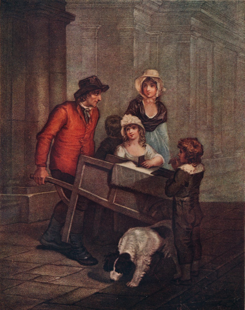 Cries of London Płyta 12: Piernik z ostrymi przyprawami, dymiący na gorąco!, 1796, 1911 autorstwa Unbekannt