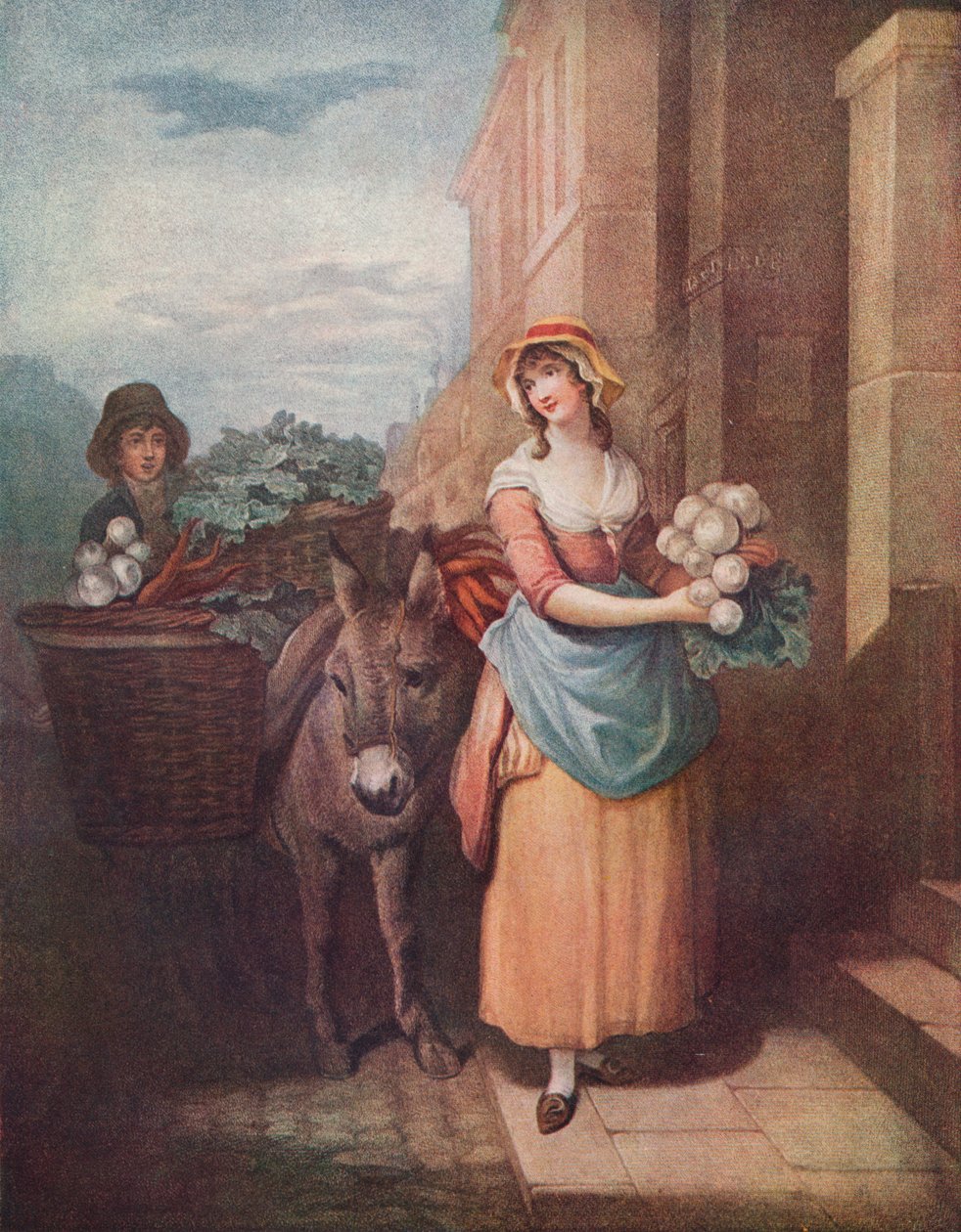 Cries of London Tablica 13: Rzepa i marchewki, marchewki i navets, 1797. 1911 autorstwa Unbekannt