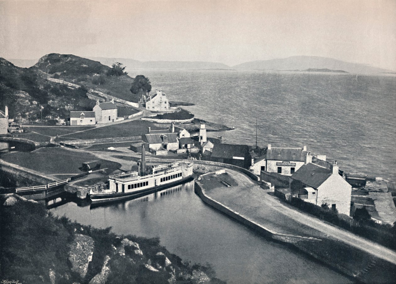 Crinan - Zachodni Terminus Kanału i Dźwięk Jury, 1895 autorstwa Unbekannt