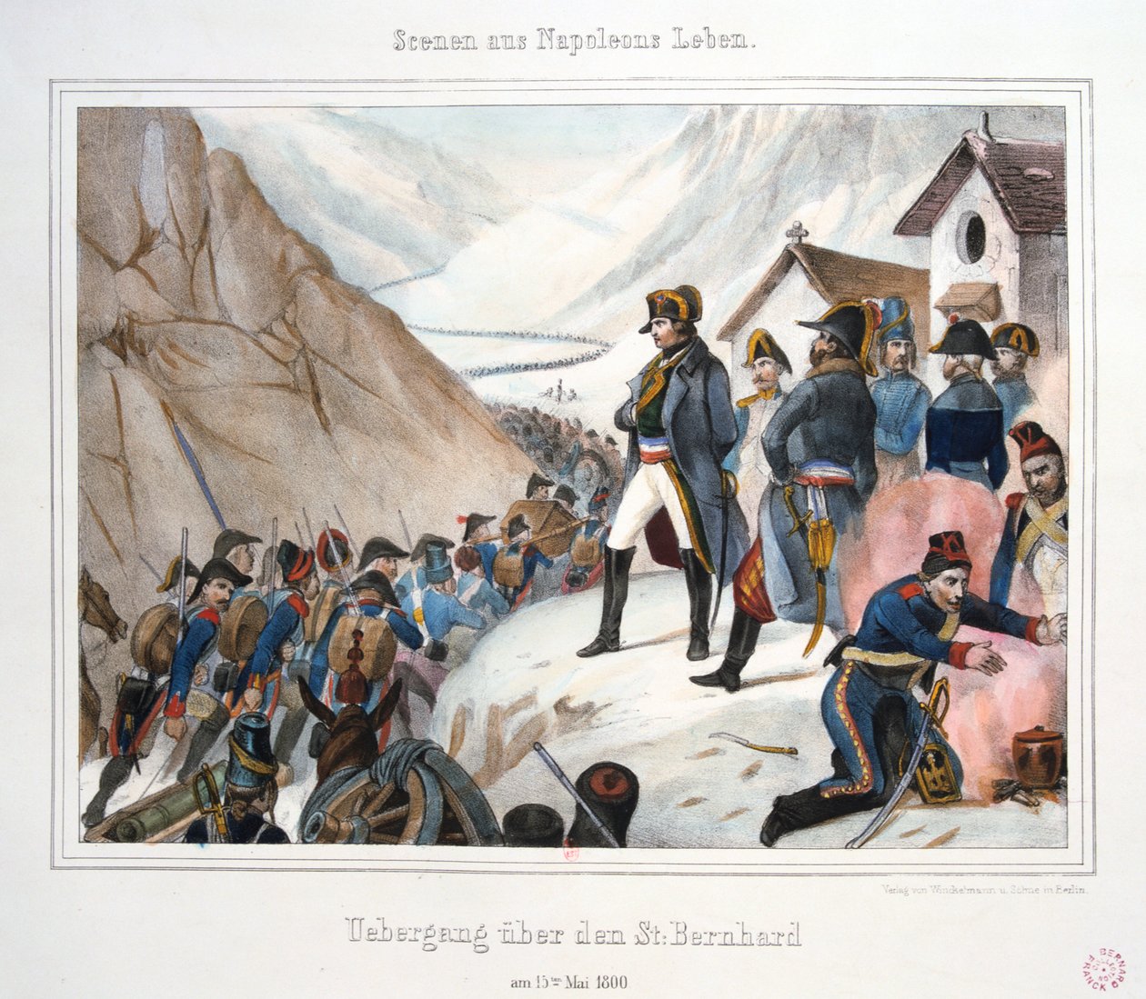 Przeprawa Św. Bernarda, 15 maja 1800 r autorstwa Unbekannt