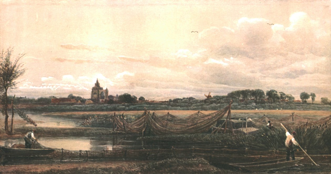 Opactwo Crowland, ok. 1833, ok. 1900. autorstwa Unbekannt