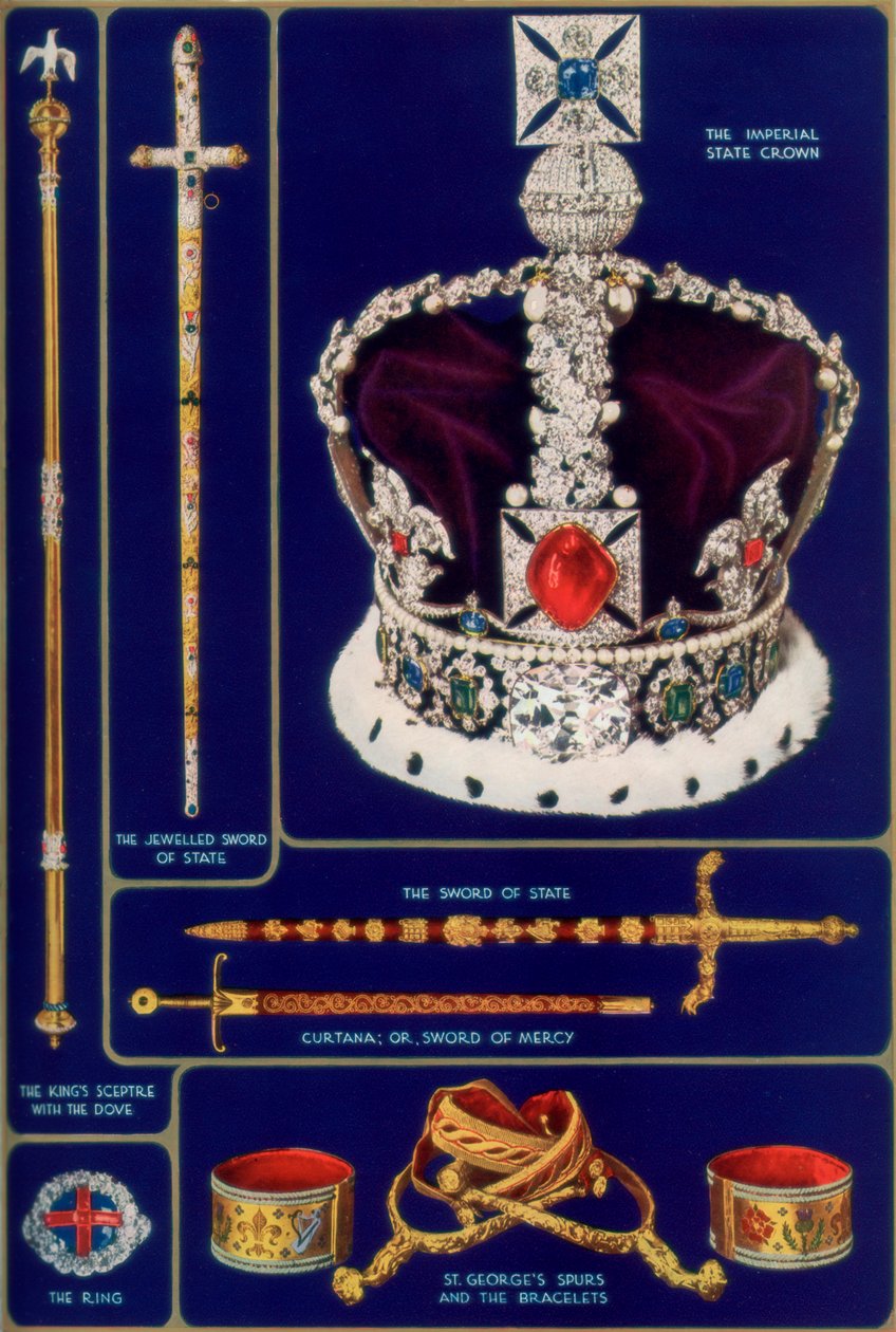Klejnoty koronne Wielkiej Brytanii, 1937 autorstwa Unbekannt