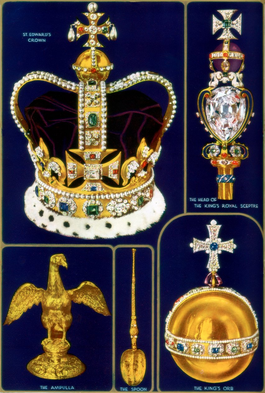 Klejnoty koronne Wielkiej Brytanii, 1937 autorstwa Unbekannt