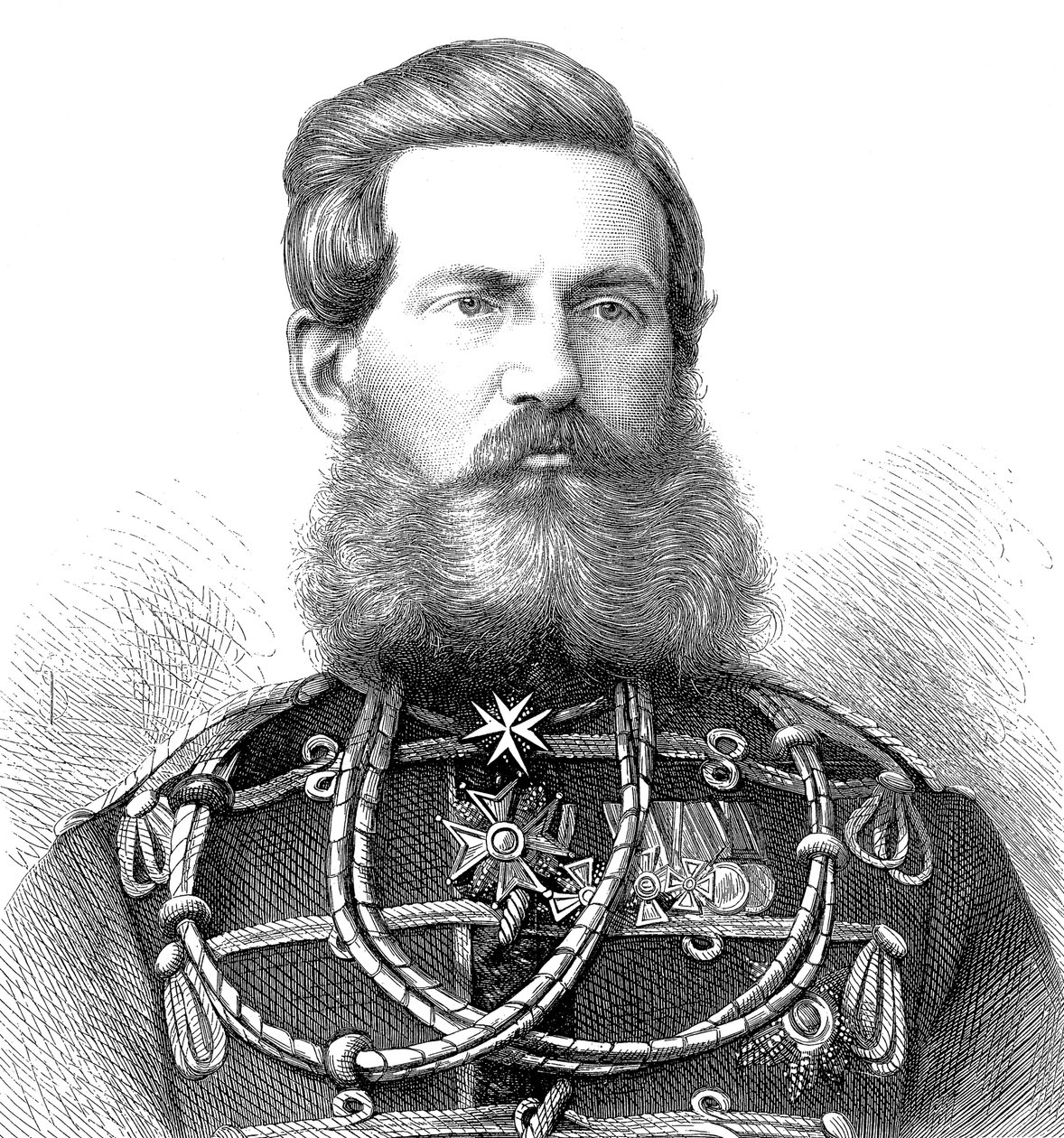 Książę koronny Fryderyk Wilhelm, 1870. autorstwa Unbekannt
