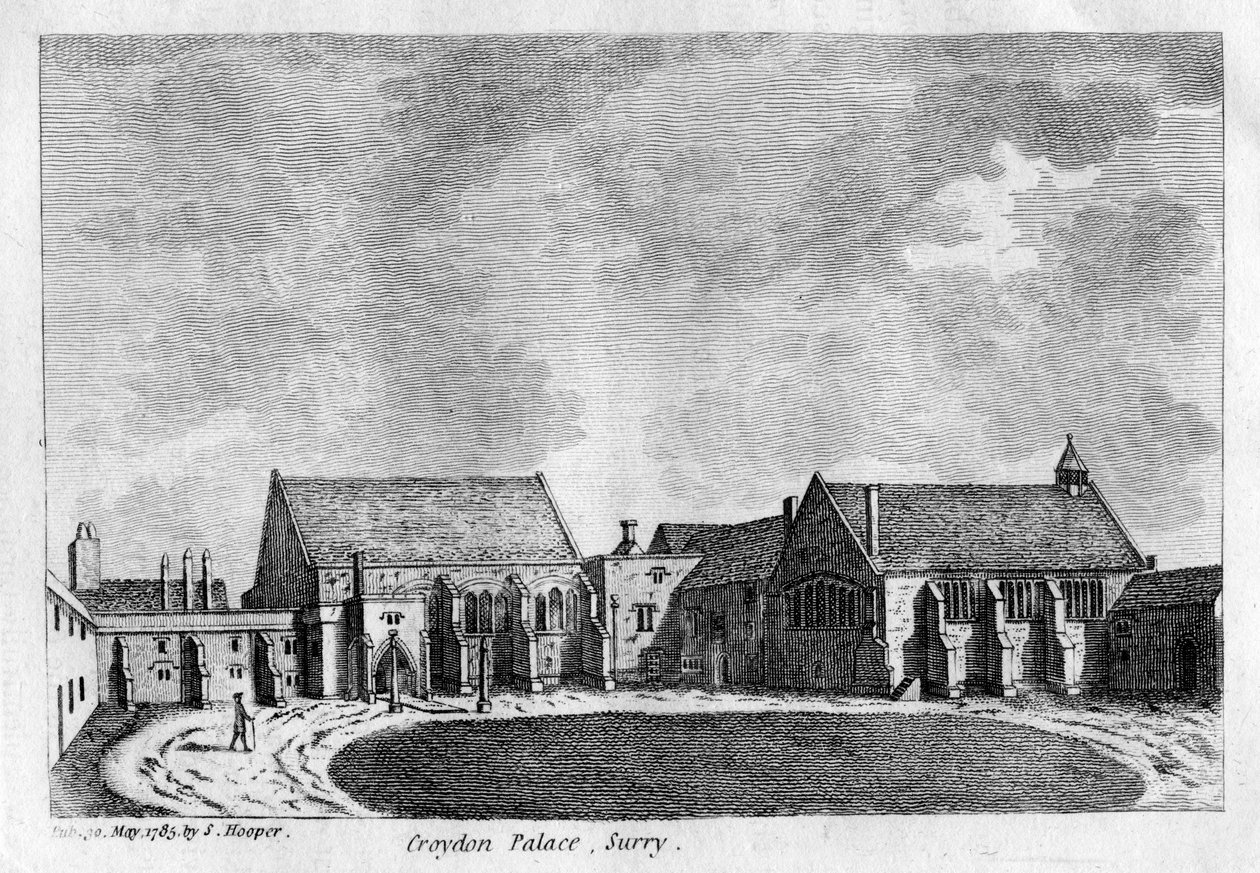 Pałac Croydon, Surrey, 1785 autorstwa Unbekannt