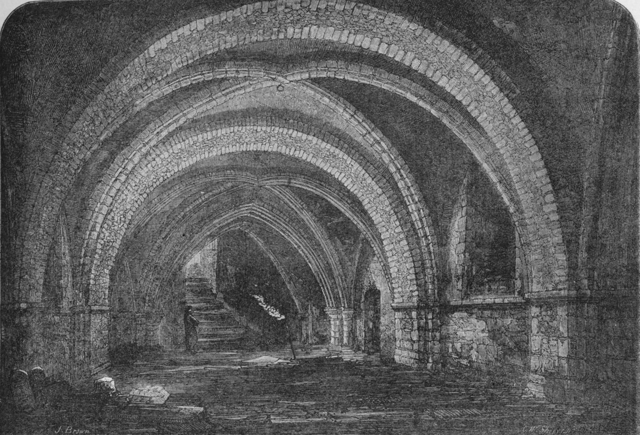 Krypta kościoła św. Jana, Clerkenwell, Londyn 1878 1906 autorstwa Unbekannt