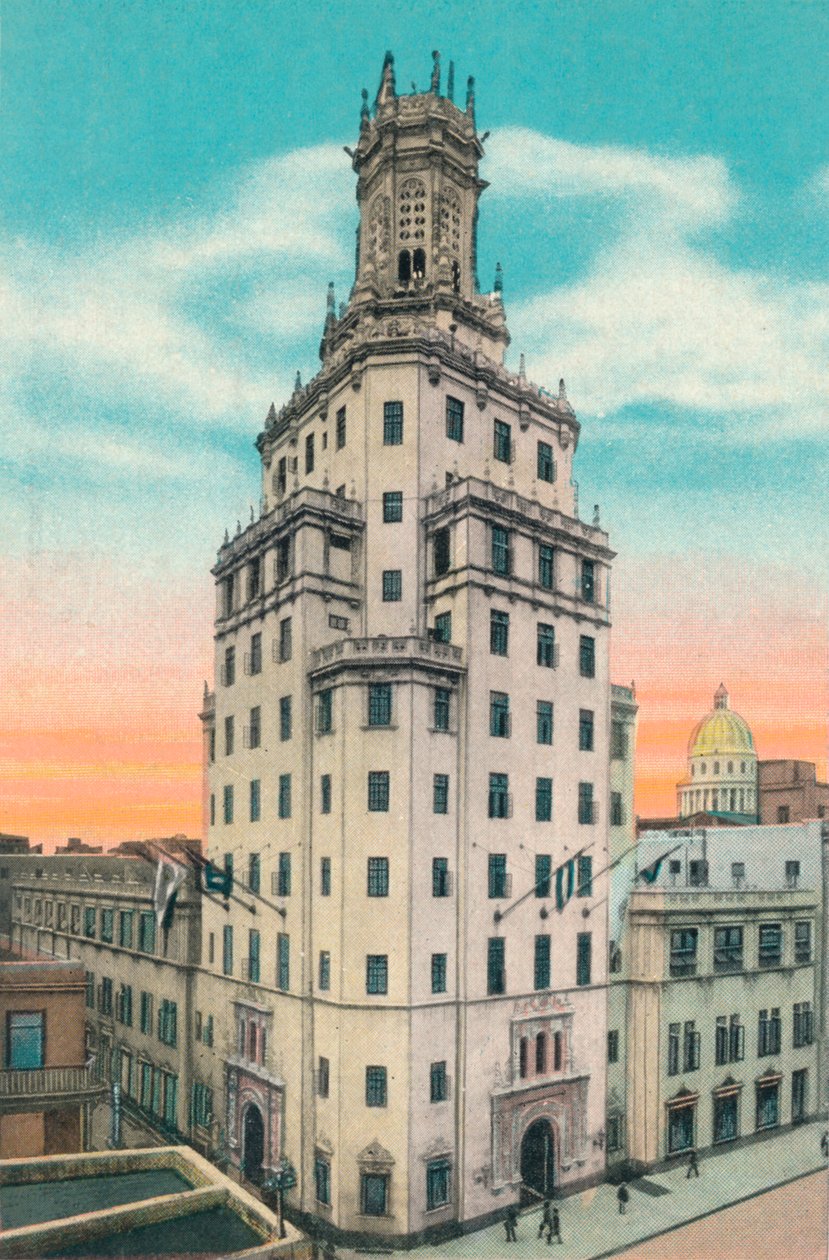 Kubańska firma telefoniczna, Hawana, Kuba, c1910 autorstwa Unbekannt
