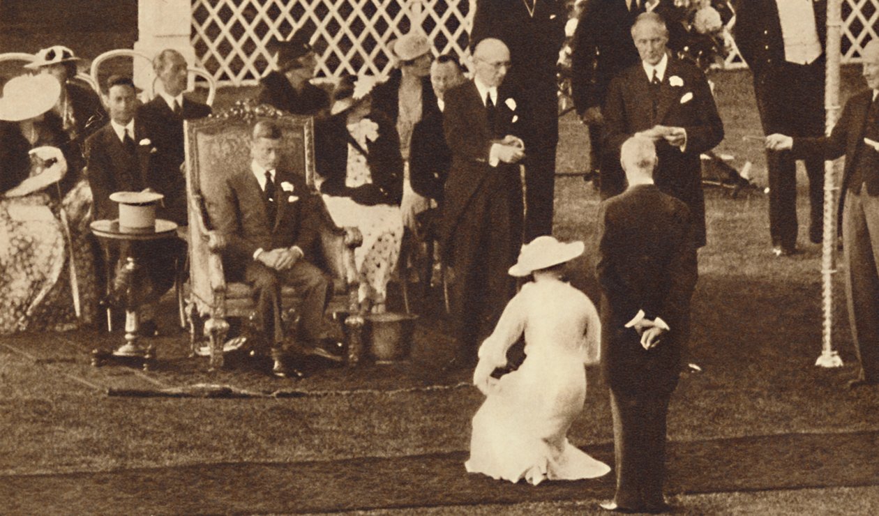 Dygnięcie przed królem, 1937 autorstwa Unbekannt