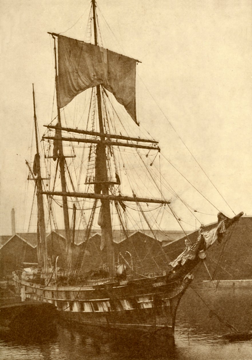 Cutty Sark, słynny Old China Clipper, który pobił wszystkie rekordy prędkości w latach siedemdziesiątych i osiemdziesiątych autorstwa Unbekannt
