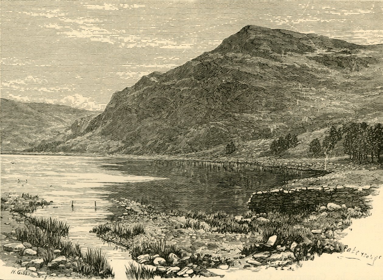 Jezioro Cwm Buchan i Craig-Y-Saith, 1898. autorstwa Unbekannt