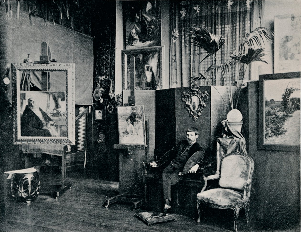 Dagnan w swojej pracowni, ok. 1897 autorstwa Unbekannt