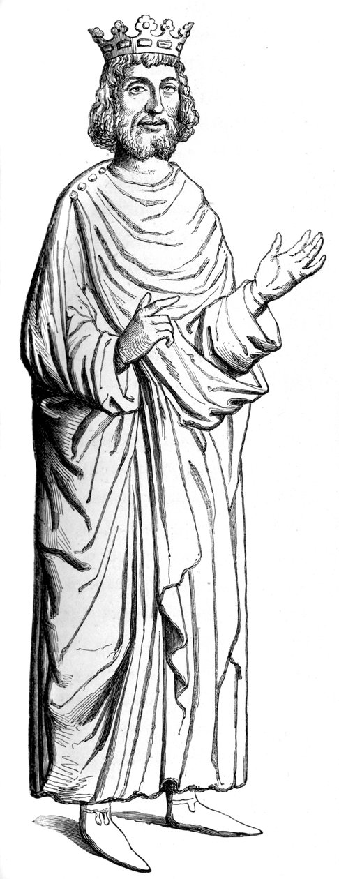 Dagobert I 603-689, król Merowingów, ok. XVI w. 1849 autorstwa Unbekannt