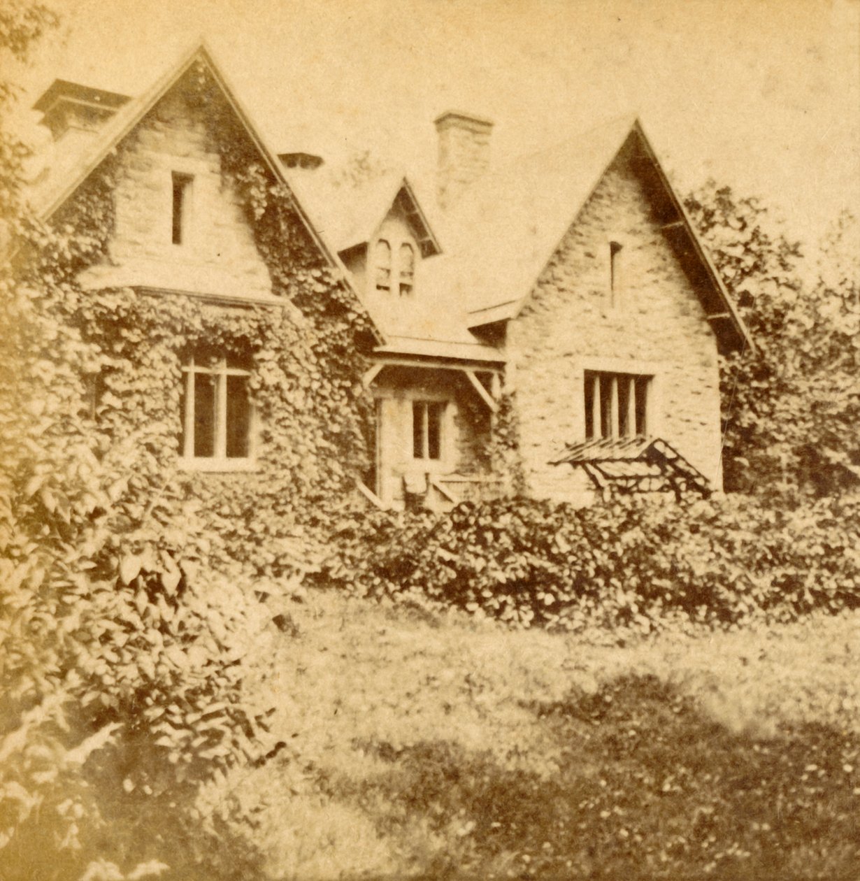 Dairy Cottage, Prospect Park, Brooklyn, Nowy Jork, ok. 1880 r. autorstwa Unbekannt