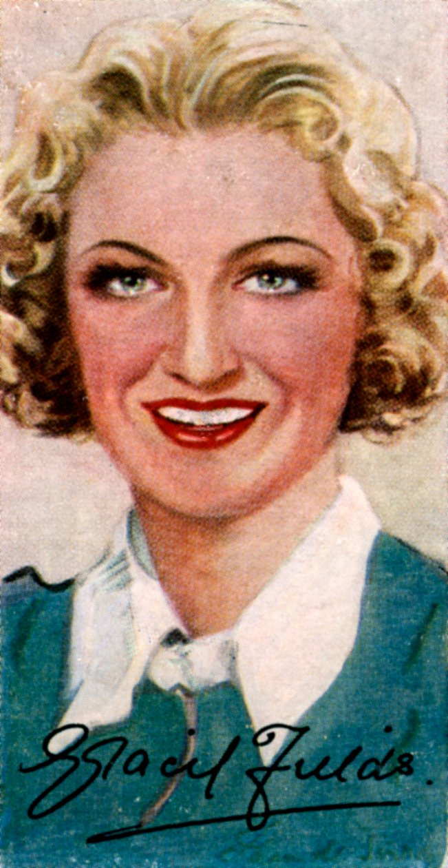 Dame Gracie Fields, 1898-1979, angielska piosenkarka i komik, XX wiek autorstwa Unbekannt