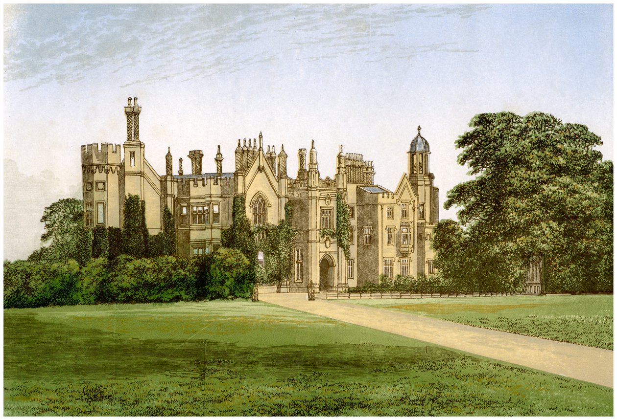 Pałac Danbury, Essex, dom biskupa Rochester, ok. 1880 autorstwa Unbekannt