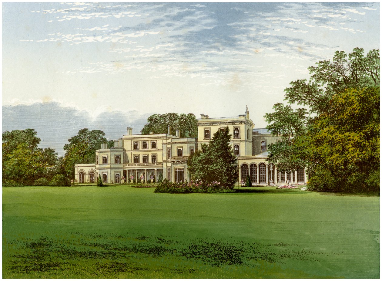 Danesfield House, Buckinghamshire, dom rodziny Scott-Murray, ok. 1880 autorstwa Unbekannt