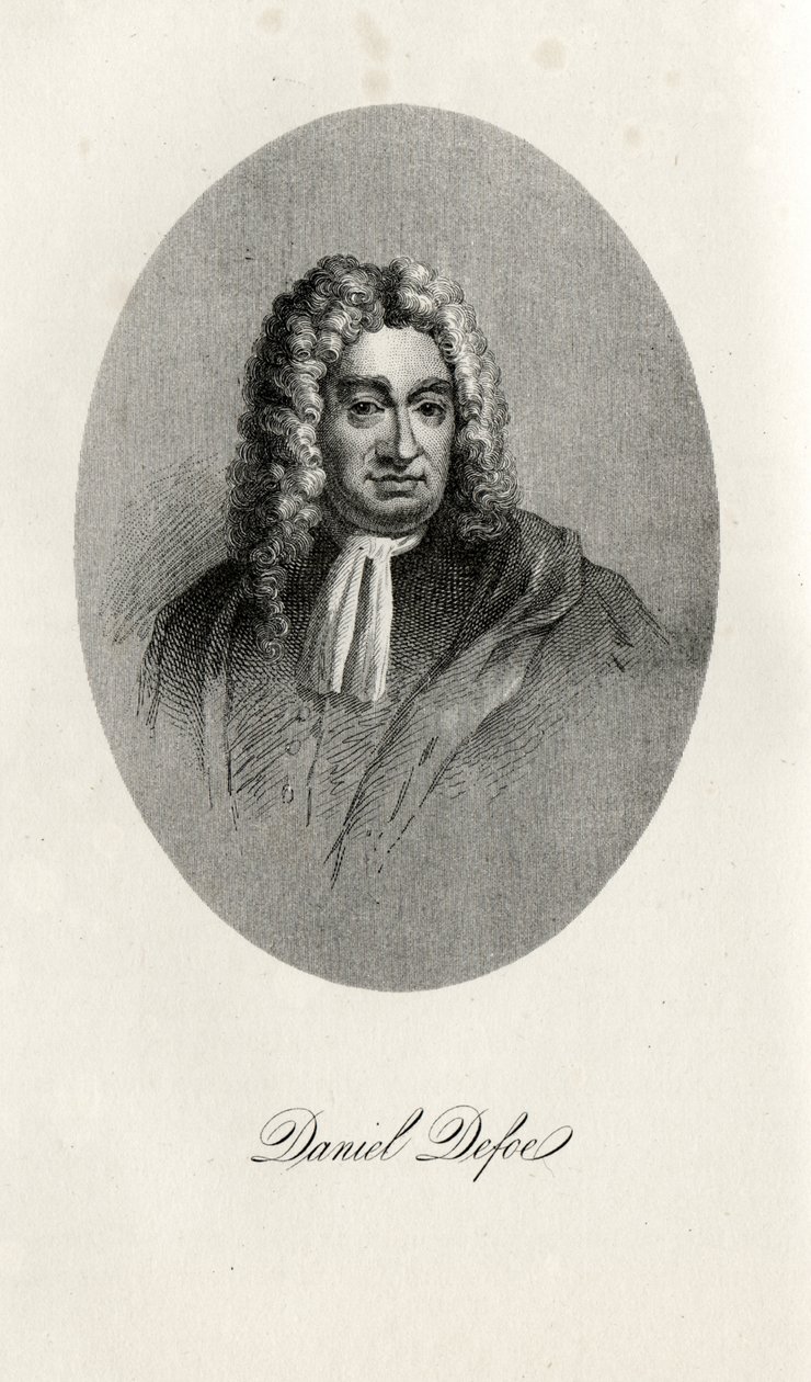 Daniel Defoe 1660-1731, XVIII wiek autorstwa Unbekannt