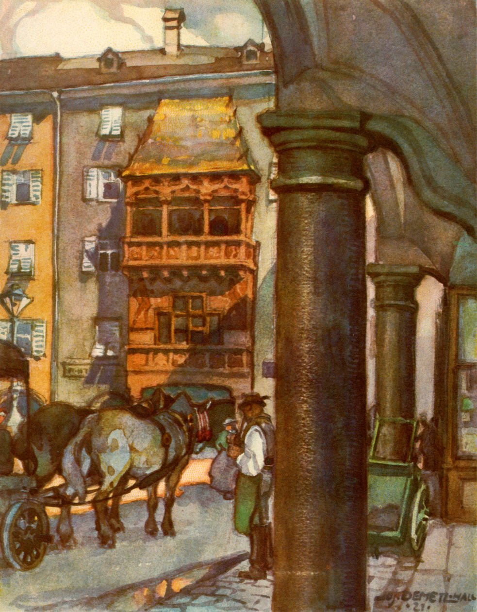 Złoty Dach, Złoty Dach, ok. 1929. autorstwa Unbekannt