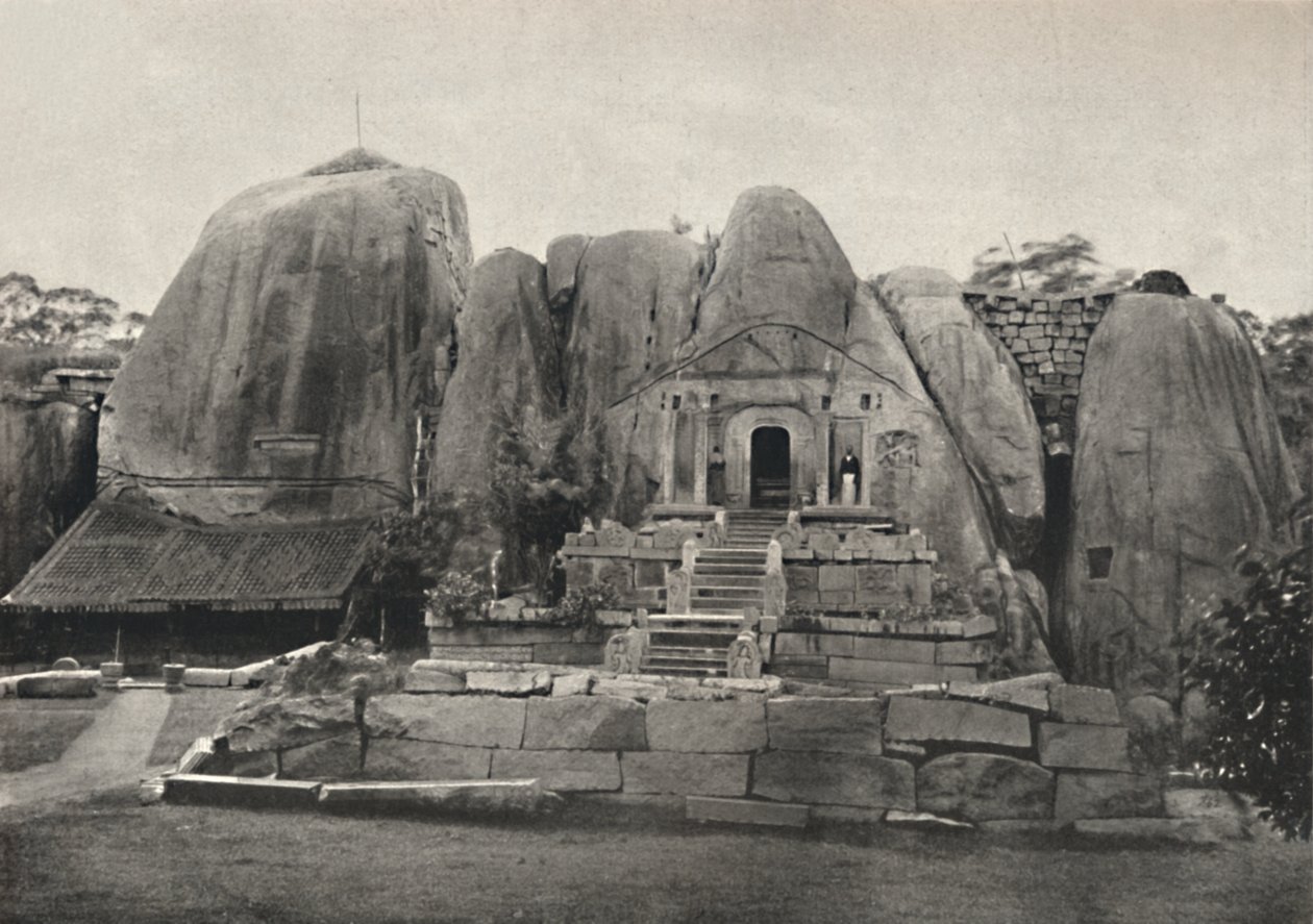 Isurumuniya - Skała - Vihara zbudowana przez króla Devanampiya Tissa w III wieku pne, 1926 autorstwa Unbekannt