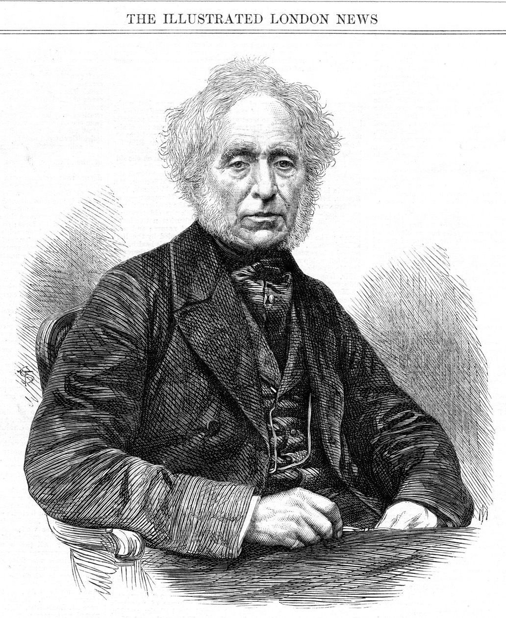 David Brewster, szkocki fizyk, 1868 autorstwa Unbekannt