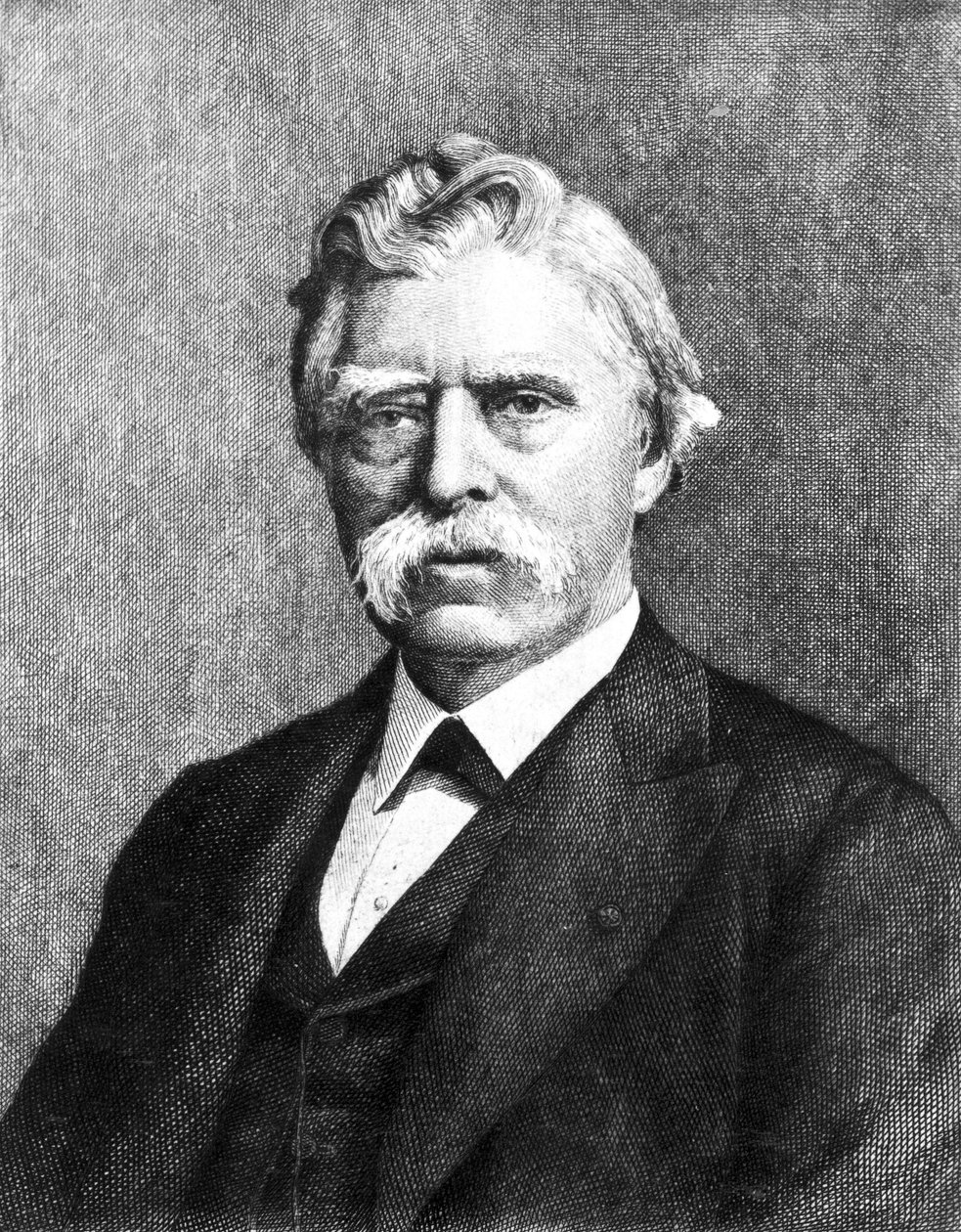 David Edward Hughes, angielski elektryk i wynalazca, ok. 1880 r. autorstwa Unbekannt