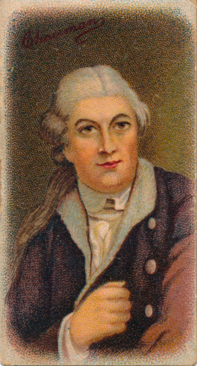 David Garrick 1717-1779, angielski aktor, dramaturg, kierownik teatru i producent, 1912 autorstwa Unbekannt