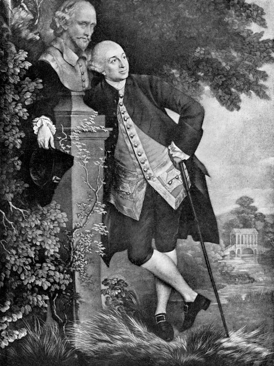 David Garrick 1717-1779, angielski aktor, dramaturg, kierownik teatru i producent, 1905 autorstwa Unbekannt