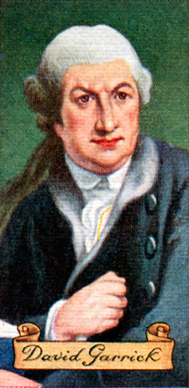 David Garrick, zaczerpnięty z serii kart z papierosami, 1935 autorstwa Unbekannt