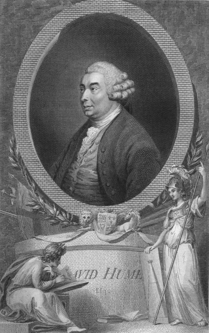 Dawid Hume, 1788 r. autorstwa Unbekannt