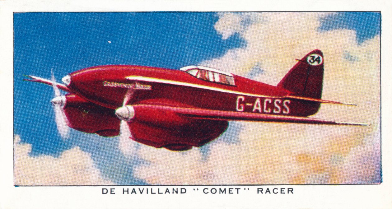 De Havilland Comet Racer, 1938 autorstwa Unbekannt