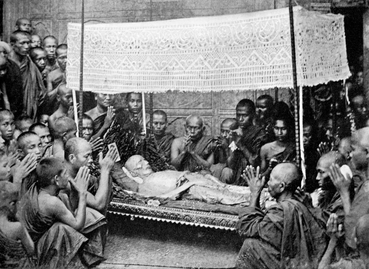 Zwyczaj śmierci, Birma, 1920 autorstwa Unbekannt
