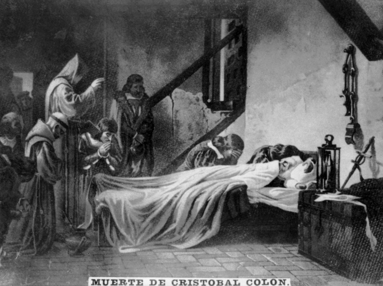 Śmierć Krzysztofa Kolumba, XVI wiek, lata 20. autorstwa Unbekannt