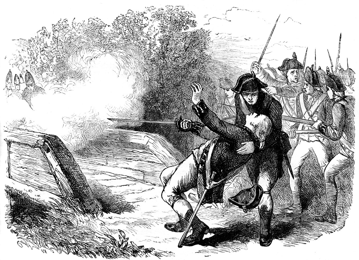 Śmierć Izaaka Davisa, 1775 c1880 autorstwa Unbekannt