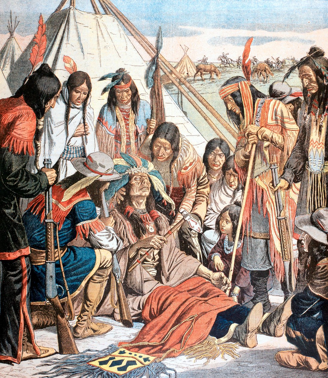 Śmierć Józefa Naczelnika Nez-Perce, 1877 1904 autorstwa Unbekannt
