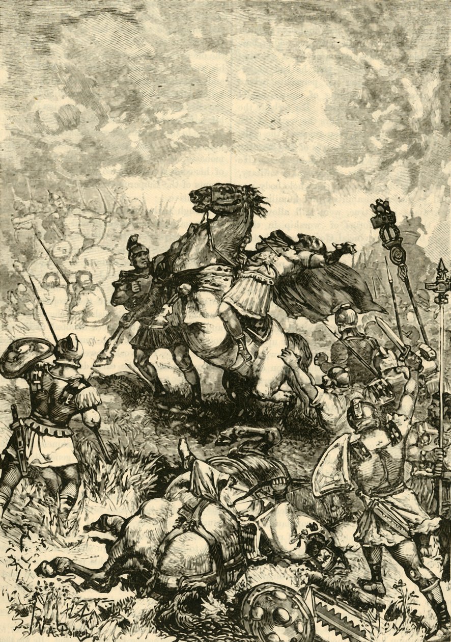 Śmierć Juliana Apostaty, 1890. autorstwa Unbekannt