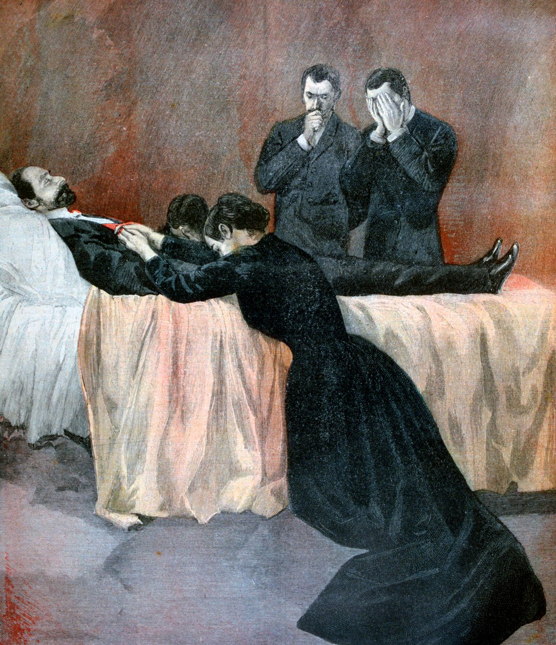 Śmierć Marie François Sadi Carnot, prezydenta III Republiki Francuskiej, 1894 autorstwa Unbekannt
