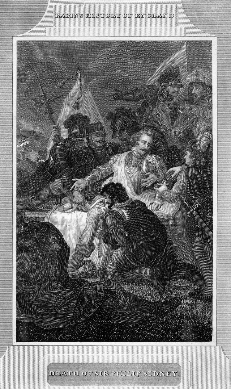 Śmierć Sir Philipa Sydneya, 1586 c1815 autorstwa Unbekannt
