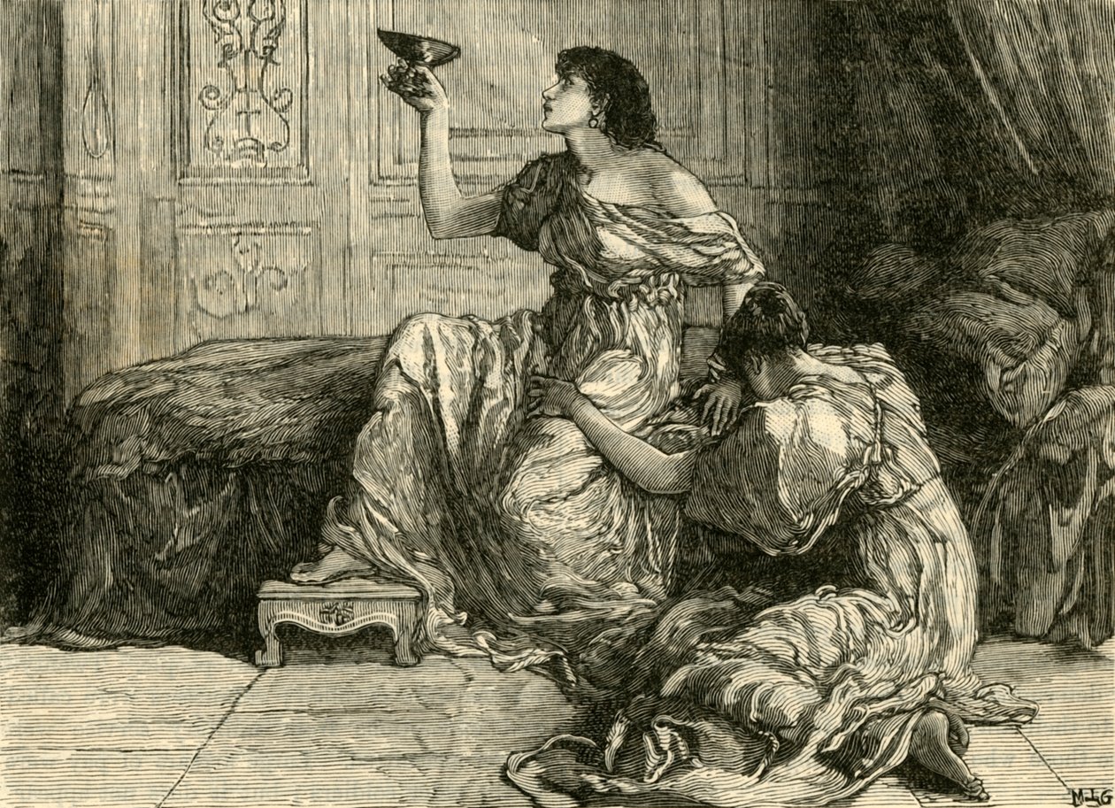 Śmierć Sophonisby, 1890. autorstwa Unbekannt