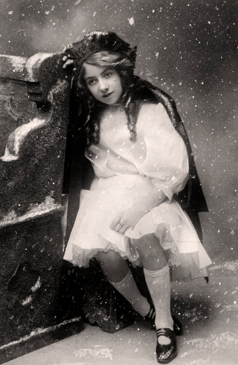Decima Brooke w Czerwonym Kapturku, 1907 autorstwa Unbekannt