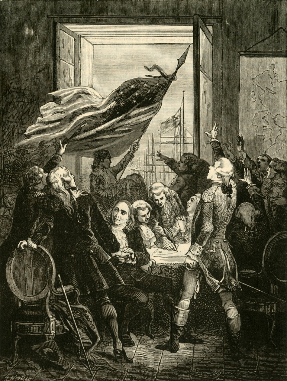 Deklaracja Niepodległości Stanów Zjednoczonych, 1776, 1890. autorstwa Unbekannt