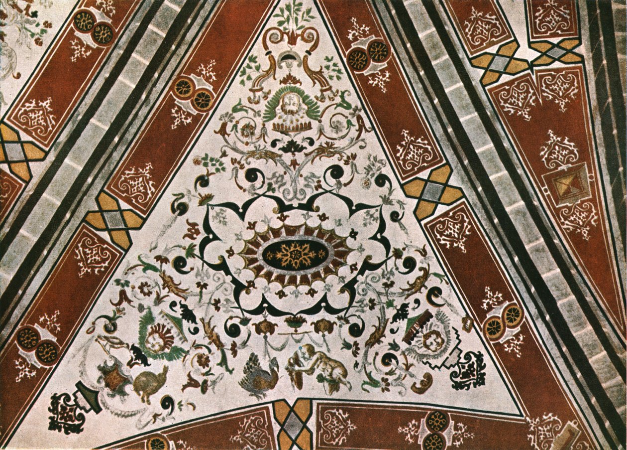 Dekoracja w kościele św. Marcina, Lutry, Vaud, Szwajcaria, 1928. autorstwa Unbekannt