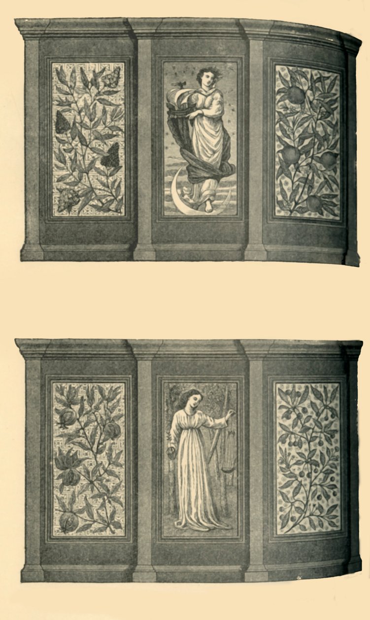Dekoracje zachodniej jadalni, South Kensington Museum, ok. 1865, 1881 r. autorstwa Unbekannt