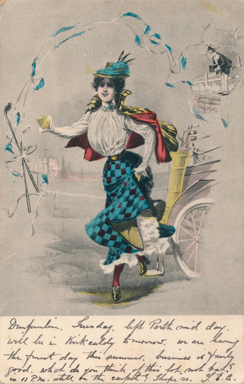 Ozdobna golfistka 1, c1904 autorstwa Unbekannt