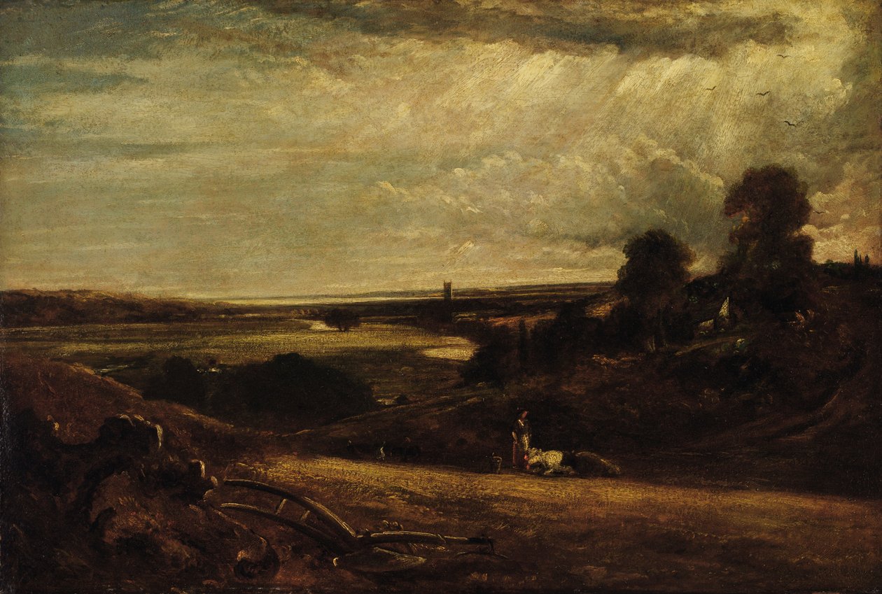 Dedham Vale — letni poranek, XIX wiek. autorstwa Unbekannt
