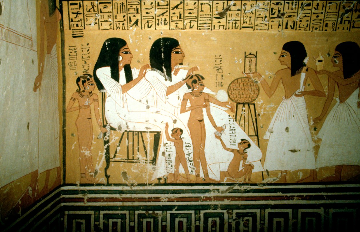 Deir el-Medineh, Luksor, Teby, Egipt, XX wiek autorstwa Unbekannt