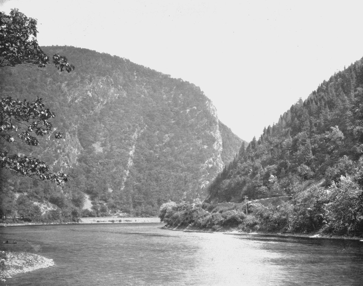 Delaware Water Gap, Monroe County, Pensylwania, USA, ok. 1900. autorstwa Unbekannt