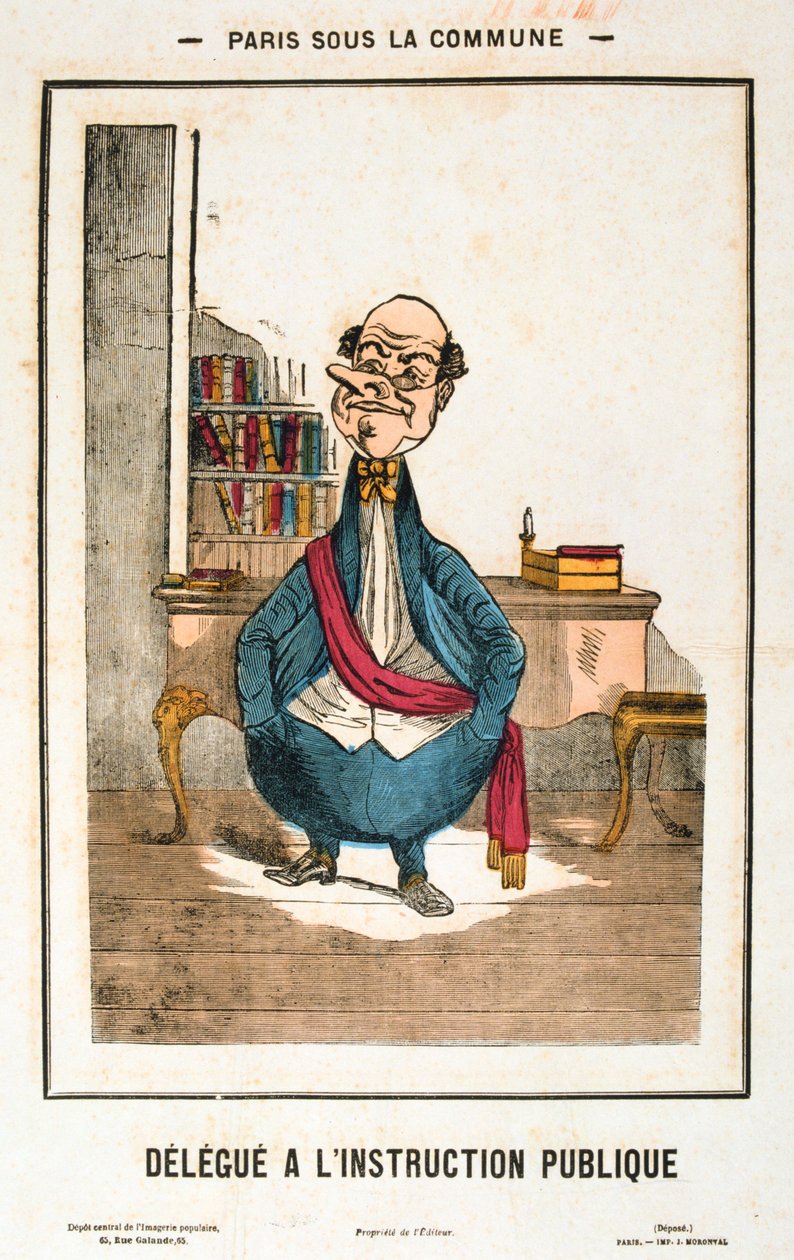Delegat ds. Edukacji Publicznej, Komuna Paryska, 1871 autorstwa Unbekannt