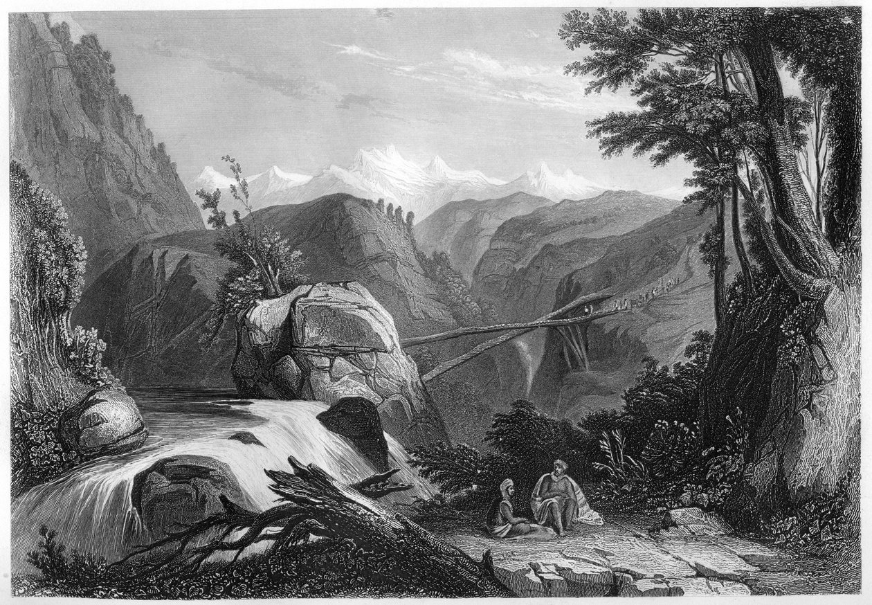 Deobun, niedaleko Umballah, Indie, ok. 1860 r. autorstwa Unbekannt