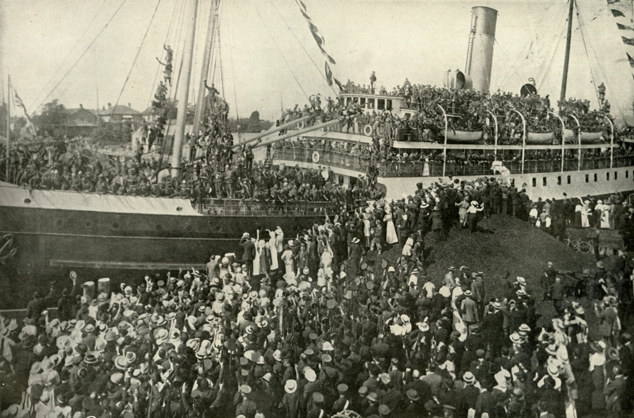 Wyjazd wiktoriańskiej ery p.n.e. Kontyngent, ok. 1914, 1919. autorstwa Unbekannt