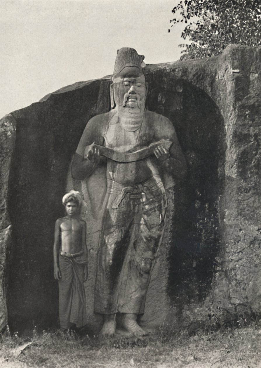 Zgodnie z tradycją, Statua Parakramy Bahus I Wielkiego 1164-1197 n.e., Pollonnaruwa, 192 autorstwa Unbekannt